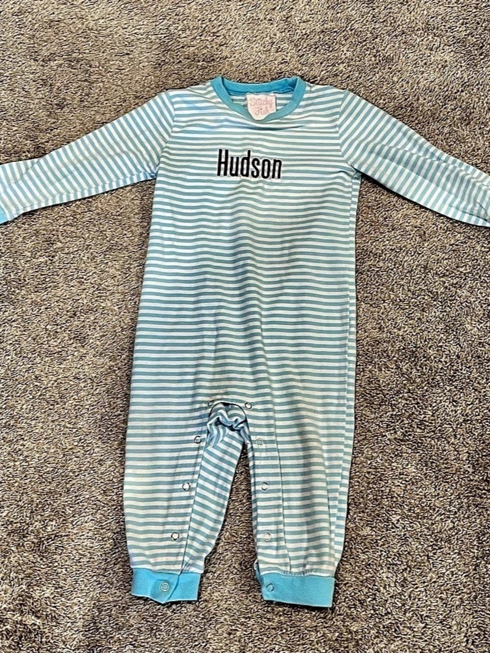Hudson Striped Romper